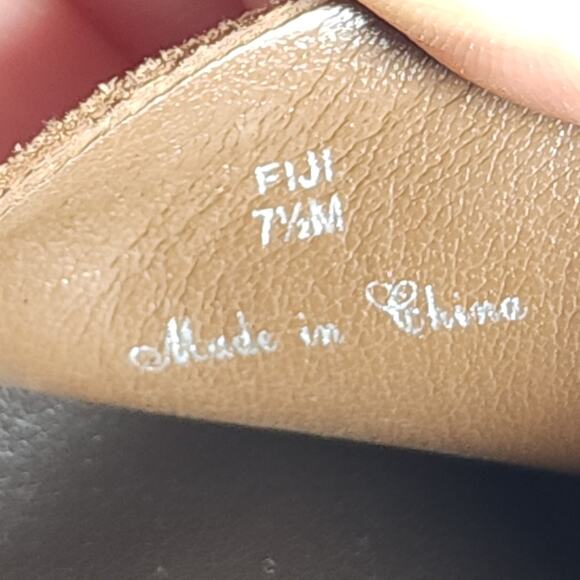 Donald J. Pliner Women’s Fiji US 7,5M Bronze Metallic Leather Wedge Sandals - Picture 12 of 16